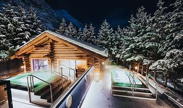 Sauna im Winter