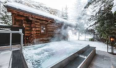 Whirlpool im Schnee