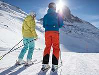 Skifahren beim Matterhorn