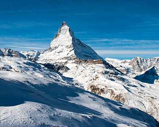 Matterhorn im Winter