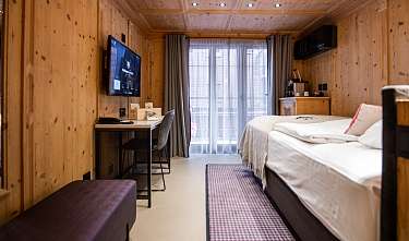 Einzelzimmer Chalet Style Hotel Julen