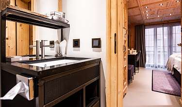 Einzelzimmer Chalet Style Hotel Julen