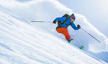 Tiefschnee in Zermatt