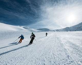 Weite Pisten am Matterhorn