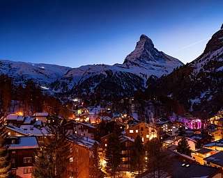 zermatt by night